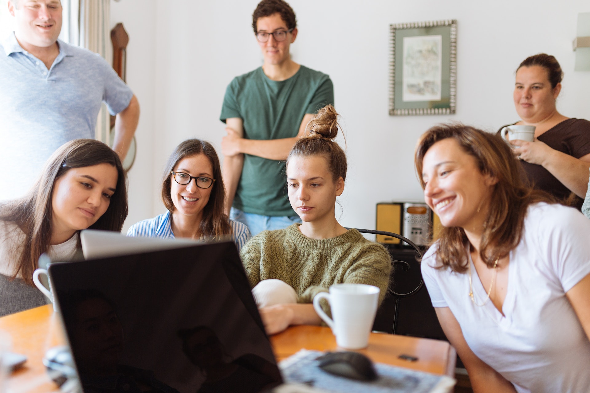 Konzentriert Arbeiten in der Gruppe